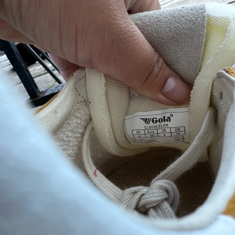 Gola Mustard and White Casual Shoes - Picture 4 of 4